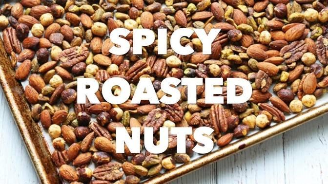 Spicy Roasted Nuts Videos Healthyrecipes Gan Jing World