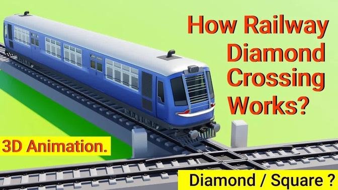 Railway Diamond Crossing Explained D Animation From Channel