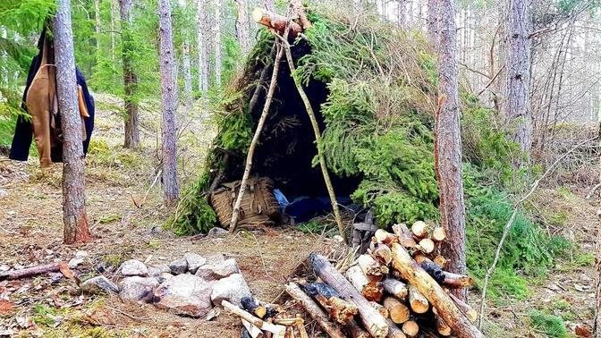 Spring Camping in a Shelter | Sweden 2019