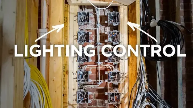 Hidden Lighting Control Panel