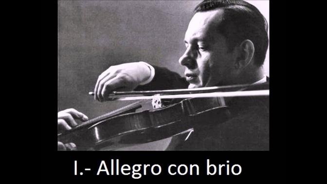 Claudio Arrau & Arthur Grumiaux - Beethoven Sonata for Violin and Piano N°1