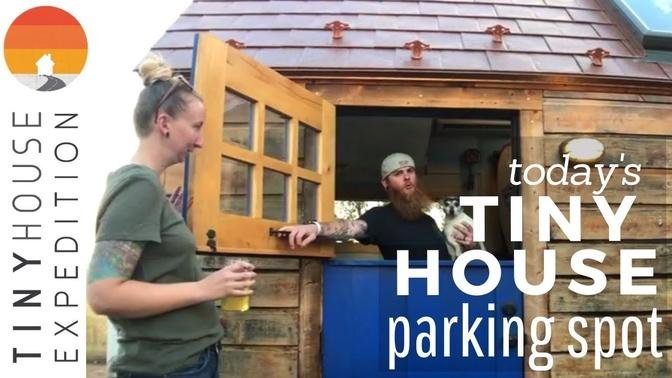 Impromptu Tiny Home Tours: Skoolies + DIY Tiny House | S1 E4 Today's Tiny House Parking Spot