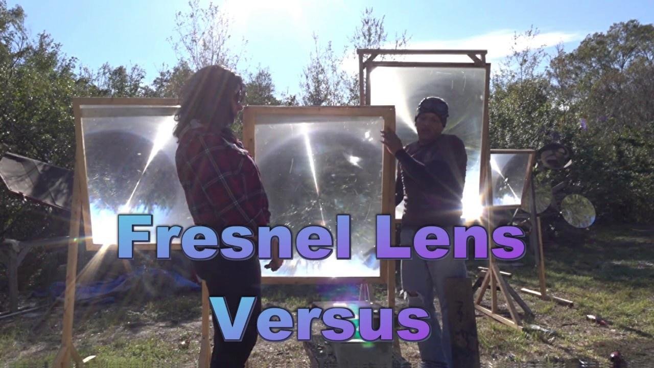 Fresnel Lens cooking glass melting