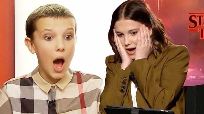 Watch Millie Bobby Brown React to Her FIRST Stranger Things Interview!
