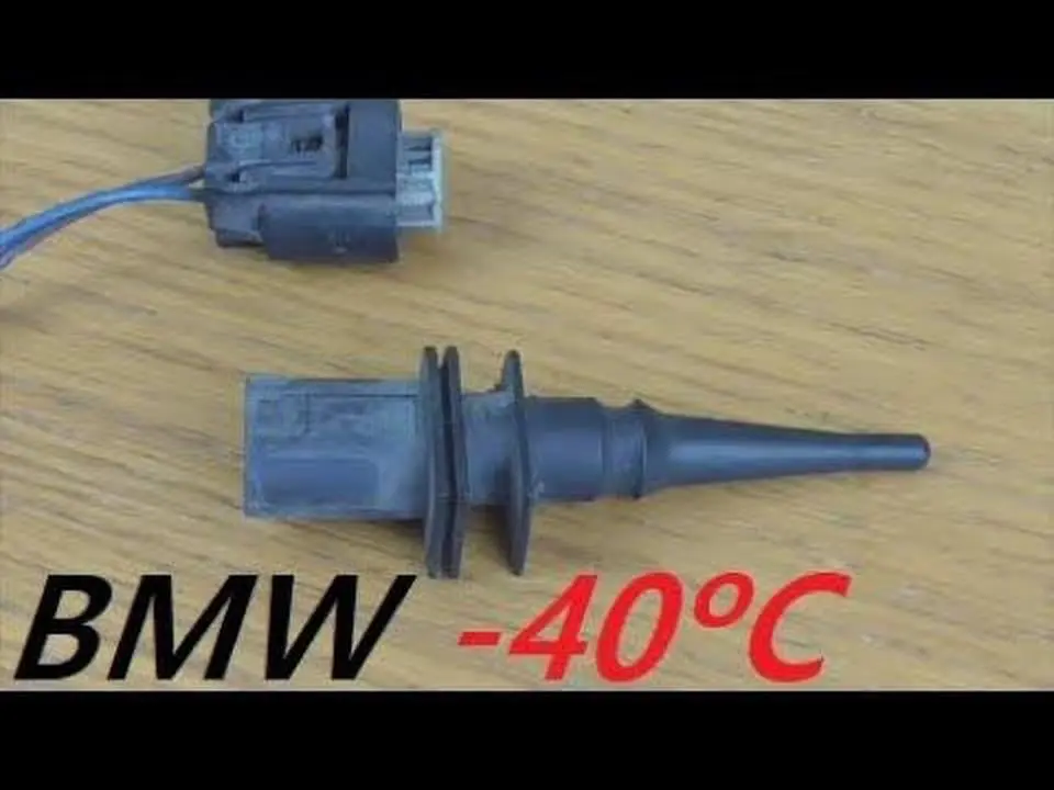 Usual FAILURE BMW -40ºC DEGREES of outside temperature, outside temperature sensor, bmw, rover ..