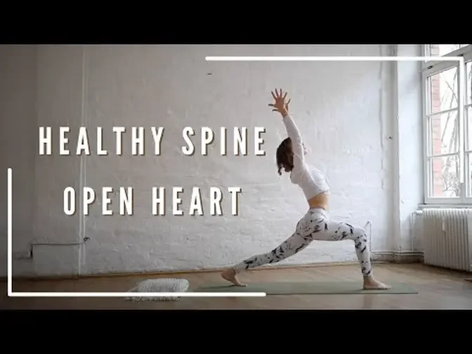 HEALTHY SPINE OPEN HEART YOGA | back, neck, shoulders | 30 min | beginner & intermediate