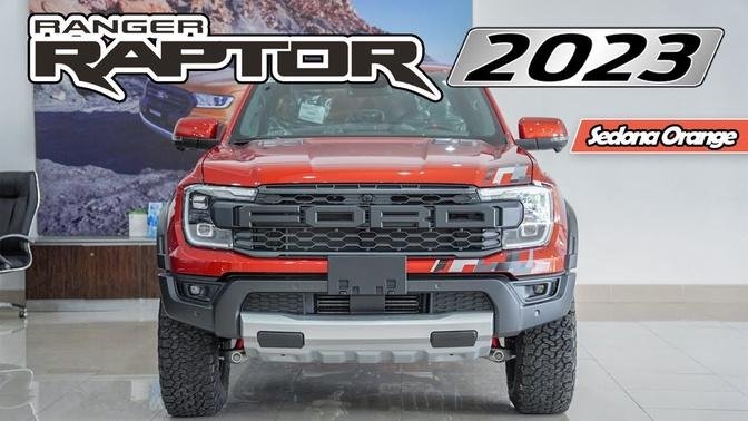 Ford Ranger Raptor 2023 [Sedona Orange Color] | Walkaround Video ...