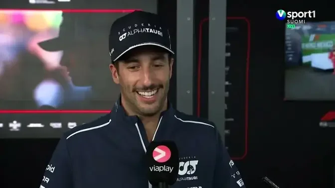 Daniel Ricciardo Reacts to Thrilling P4 in Mexican GP Qualifying! 🇲🇽🏁 ...