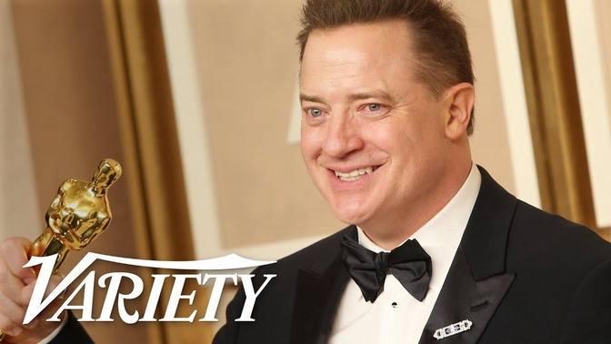 Brendan Fraser - Best Actor in 'The Whale' - Full Oscar Backstage Pressroom Speech