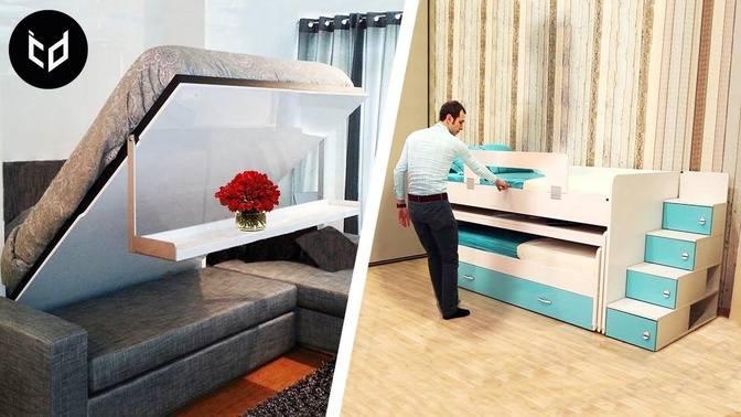 INCREDIBLE Space Saving Furniture - Murphy Bed Ideas ➤ 4