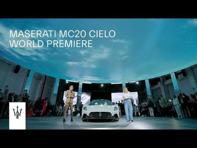 Maserati MC20 Cielo. World Premiere