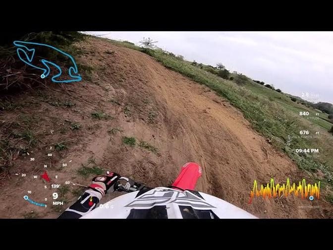 Sweet Private Track w⧸ GoPro Telemetry Gauges.