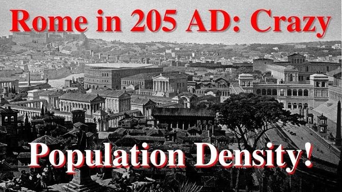 How could ancient Rome have a HIGHER population density than Manhattan  