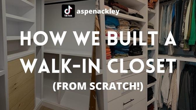DIY Walk-In Closet | AspenAckley