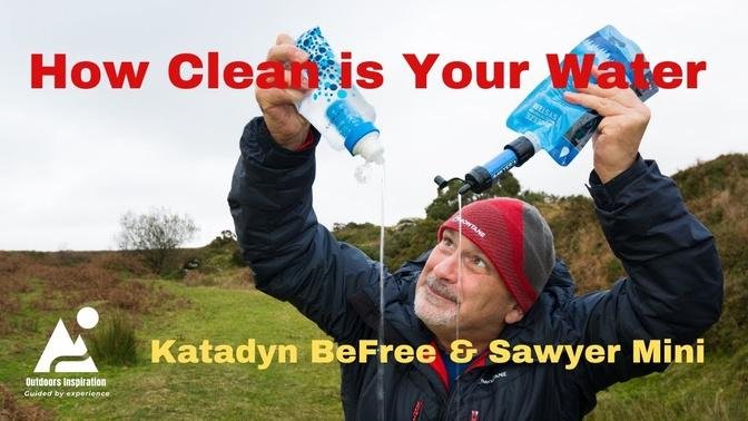 WILD CAMPING WATER QUALITY & FILTERING | KATADYN BEFREE VS SAWYER MINI WATER FILTER