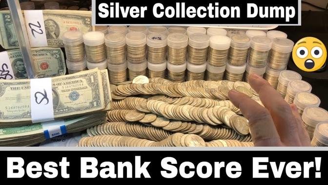 EPIC Silver Coins Found at Bank - Silver Coin Collection Dump for Face Value!