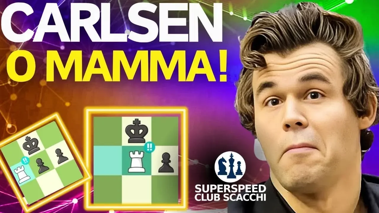 Carlsen Sacrifica 2 Volte la Stessa Torre (SUPEREROE)