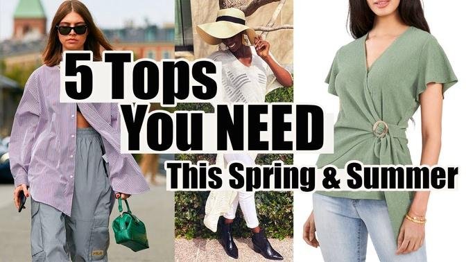Spring Tops 2021 *Wearable and Versatile for Spring and Summer 2021* Spring Style 2021