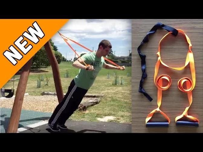 NEW: $10 DIY Suspension Trainer - Featuring TRX 'Locking Loop' For Added Safety...