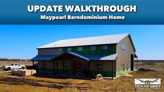 Maypearl Barndominium Home Update Walkthrough Tour | Texas Best Construction