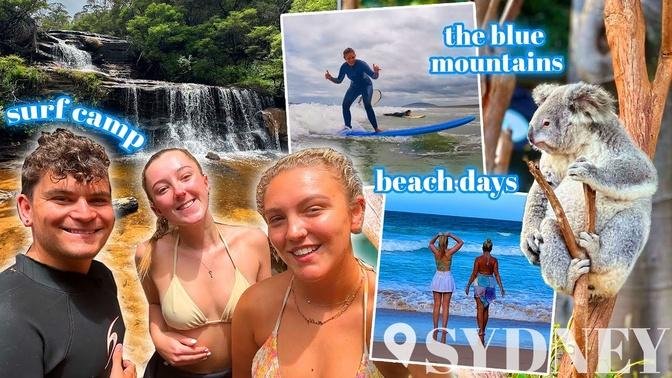 A VERY AUSTRALIAN WEEKLY VLOG! Surf Camp, The Blue Mountains & Sydney's Beach Days! 🏄‍♀️🐨