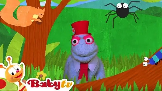 Forest Animals with Spider, Butterflies, Squirrle and More! | BabyTV