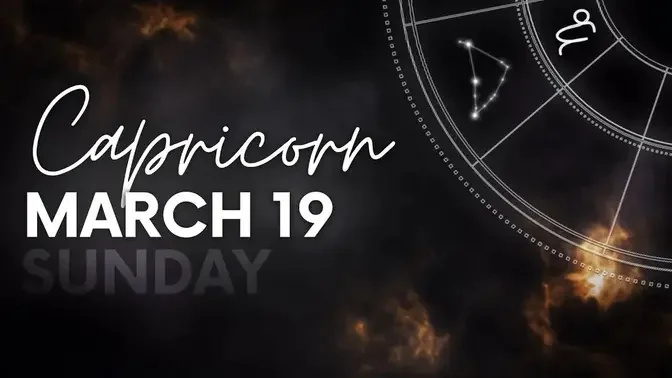 Capricorn - Today Horoscope - March 19, 2023