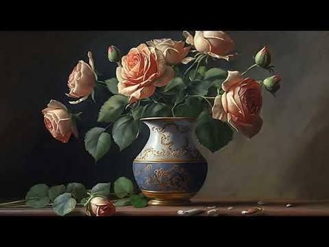 Beautiful Blooms | Original AI Art For Your TV