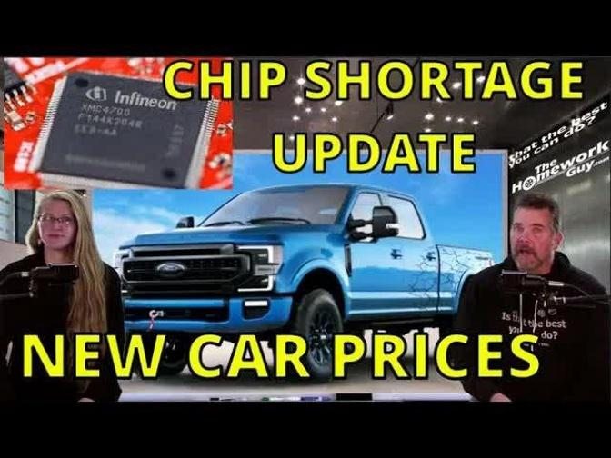CHIP SHORTAGE UPDATE, NEW CAR PRICING!: The Homework Guy, Kevin Hunter, with Elizabeth