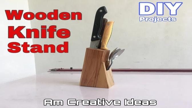 How To make wooden Knife block | Woodworking