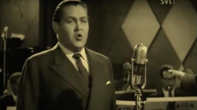 Jussi Björling singing "Till Havs" (1953)