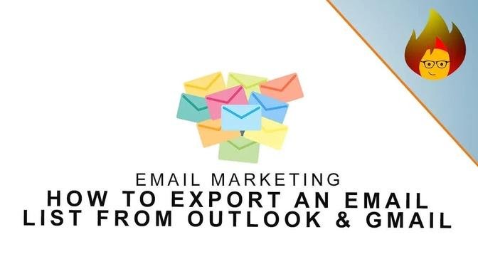 How to Export an Email List From Outlook and Gmail | Effective Email Marketing
