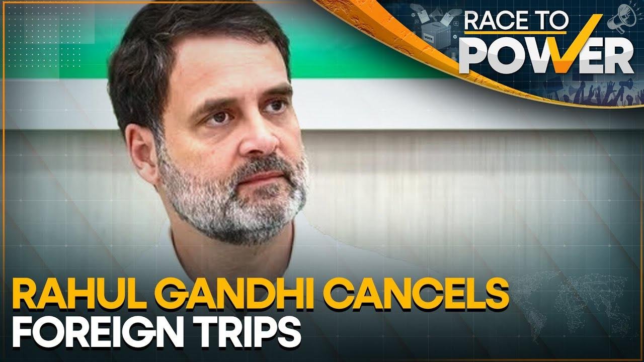 Congress leader Rahul Gandhi cancels South Asia tour after poll debacle | Race To Power