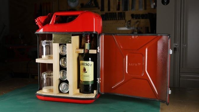 How To Make a Jerry Can Mini Bar

