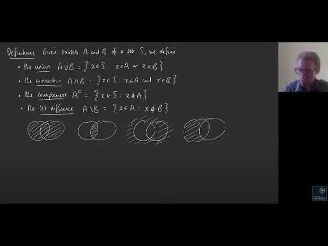 Introduction to university mathematics lecture 3 oxford mathematics