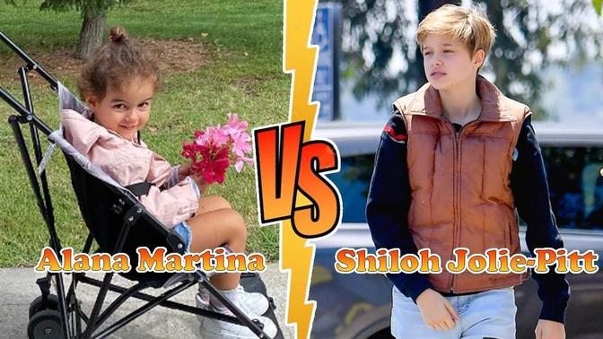 Shiloh Jolie-Pitt VS Alana Martina (Cristiano Ronaldo's Daughter ...