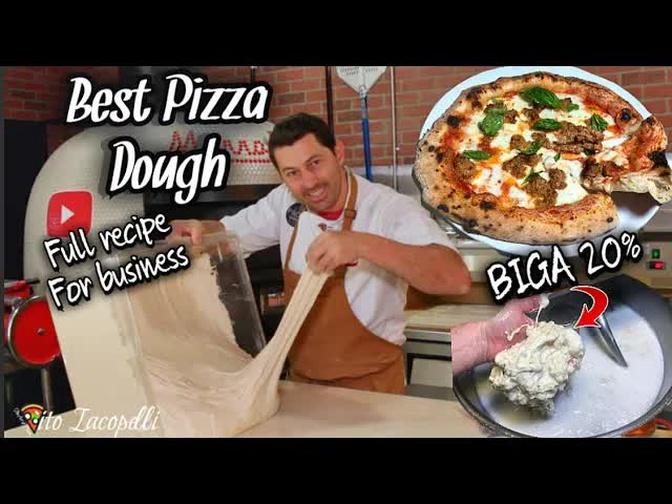 How to Make NEAPOLITAN PIZZA DOUGH like a World Best Pizza Chef