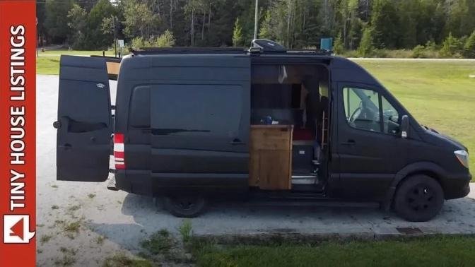 Hit The Road Indefinitely In This Convert Camper Van