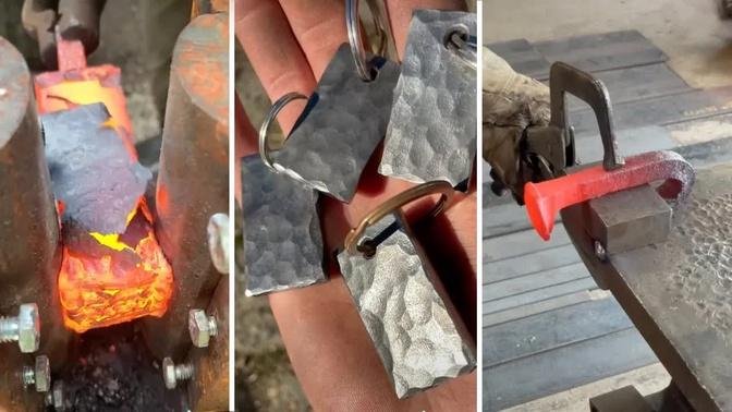 Metal forging and Metal craft / Satisfying Metal Forging