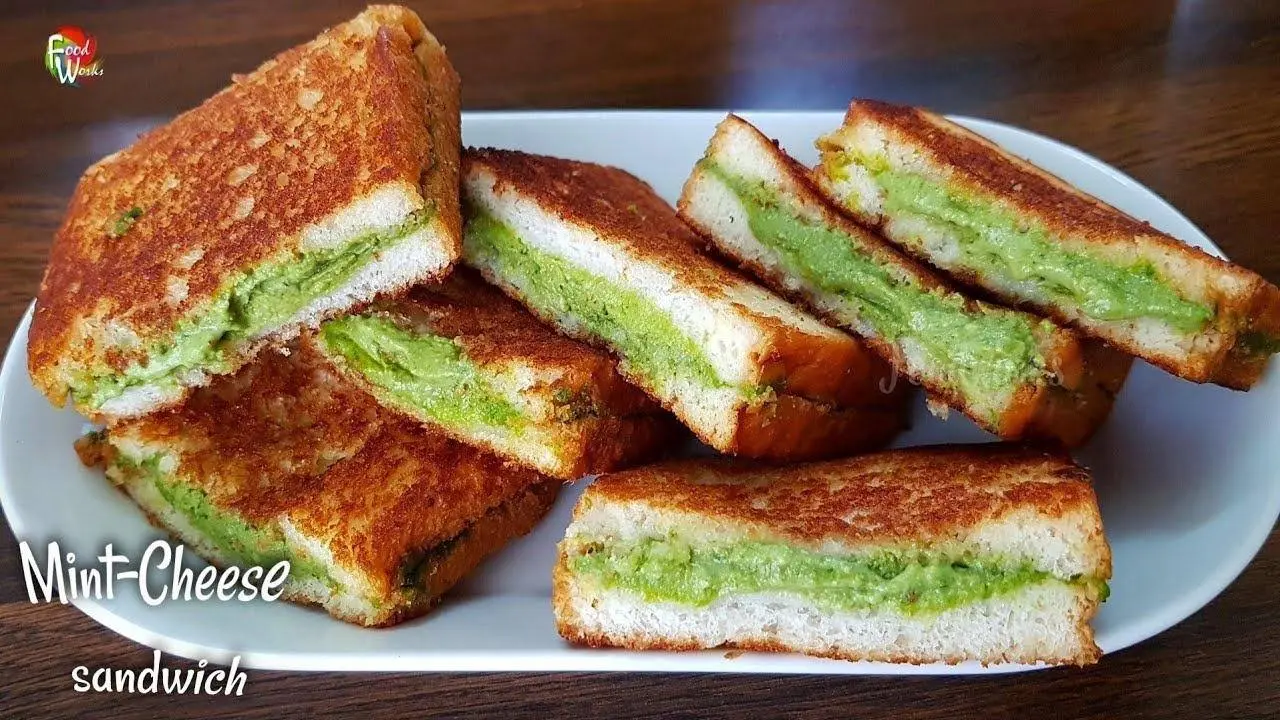 Easy healthy green sandwich | Quick breakfast sandwich| Indian vegetarian sandwich | Street food