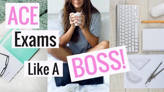 How To Study For Exams Like A BOSS | Study Tips + Tricks!