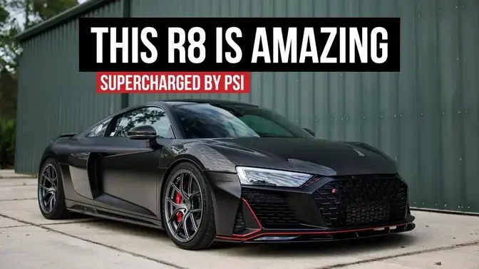 Hard Track Miles on This Supercharged Audi R8