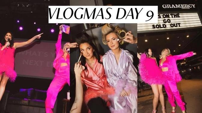 VLOGMAS IN NEW YORK DAY 9: GALS ON THE GO LIVE SHOW DAY!!!