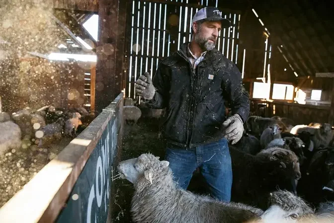 Brian Heffernan works on the ranch. (Courtesy of Christa Renee via Mary Heffernan)