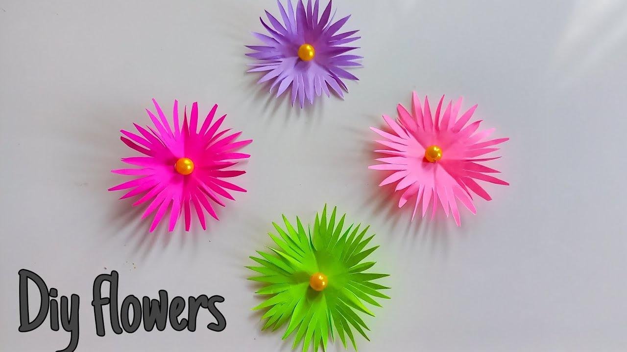 Amazing and beautiful paper flower making ideas/Elegant paper flower/ Easy Paper Flower #paperflower