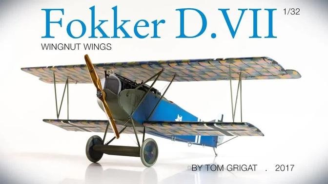 Wingnut Wings Fokker D.VII-early, 1/32, Stopmotion