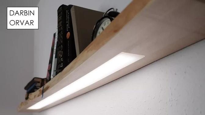 Floating Shelf w_ Hidden LED Lighting