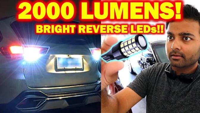 NEW 2000 LUMENS!!! Reverse LEDs! NO MORE Dull, and Yellow Bulbs!