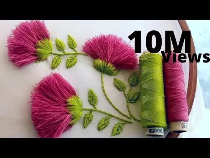 |hand embroidery|embroidery with sewing thread|hand craft|kadhai|embroidery designs|design