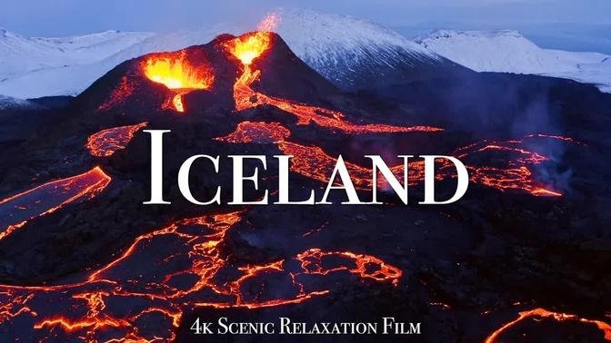 冰島 - Scenic Relaxation Film With Calming Music